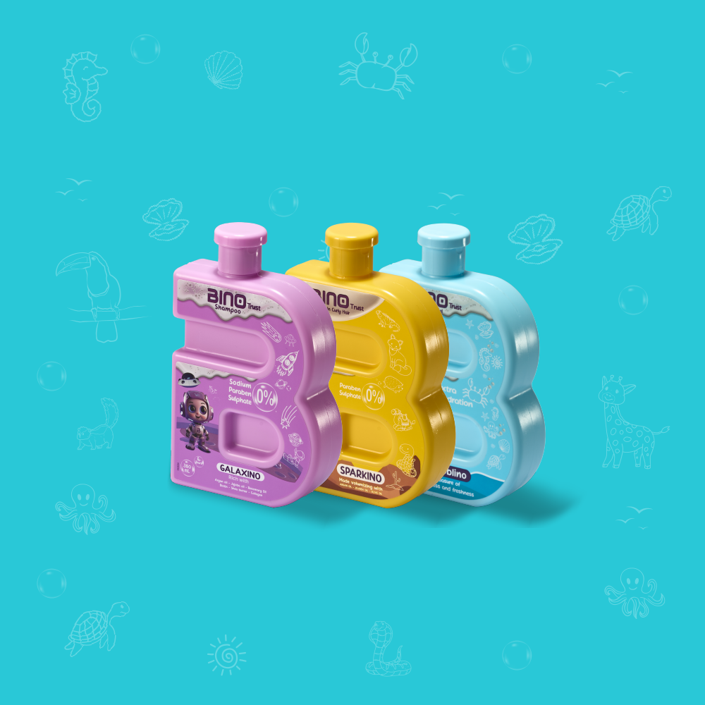 Curly Fun Care Bundle Galaxino | Sparkino | Bubblino