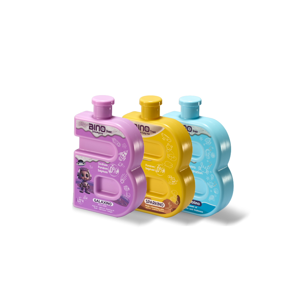 Curly Fun Care Bundle Galaxino | Sparkino | Bubblino